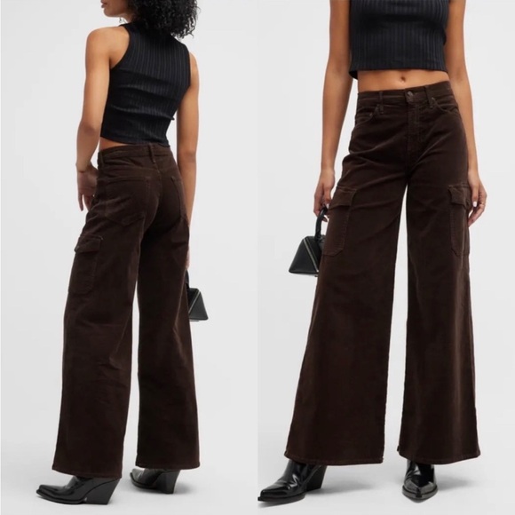 MOTHER Pants - Mother Denim The Undercover Cargo Sneak in Ole Mole Size 29 NWT